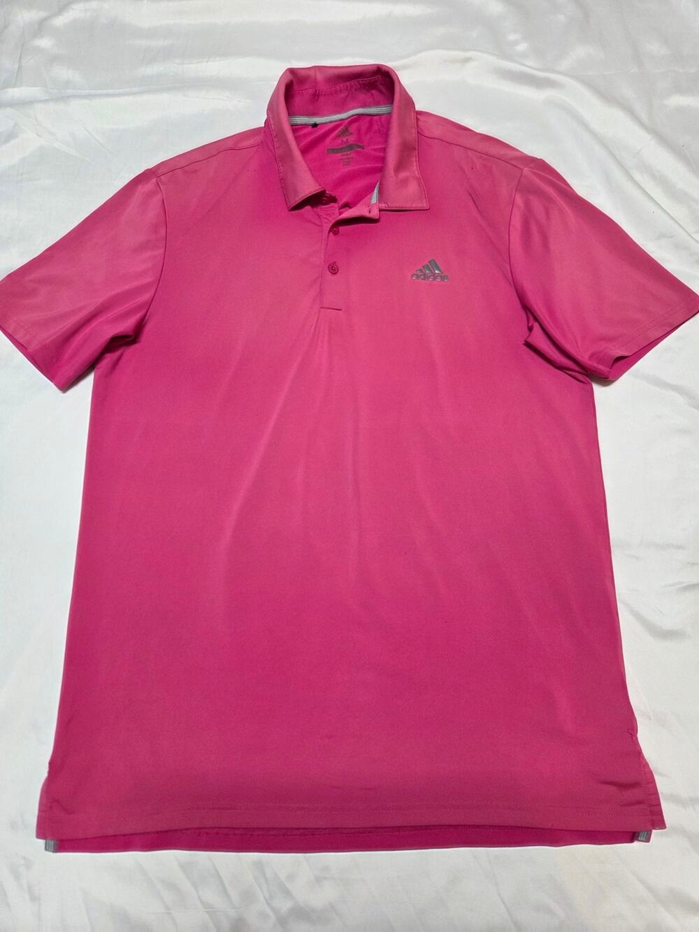 Adidas Men’s Pink Performance Polo Shirt